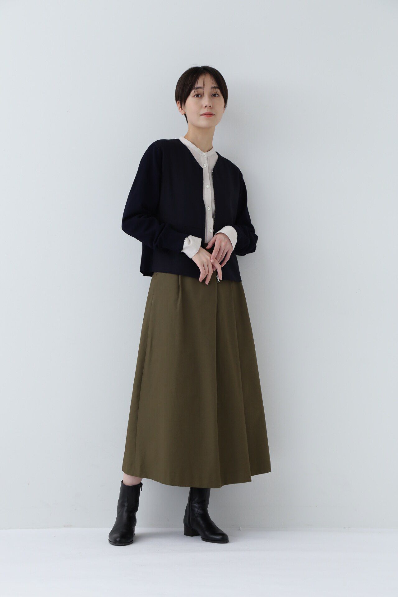  「◆コンビブルゾン」|ニット・セーター|