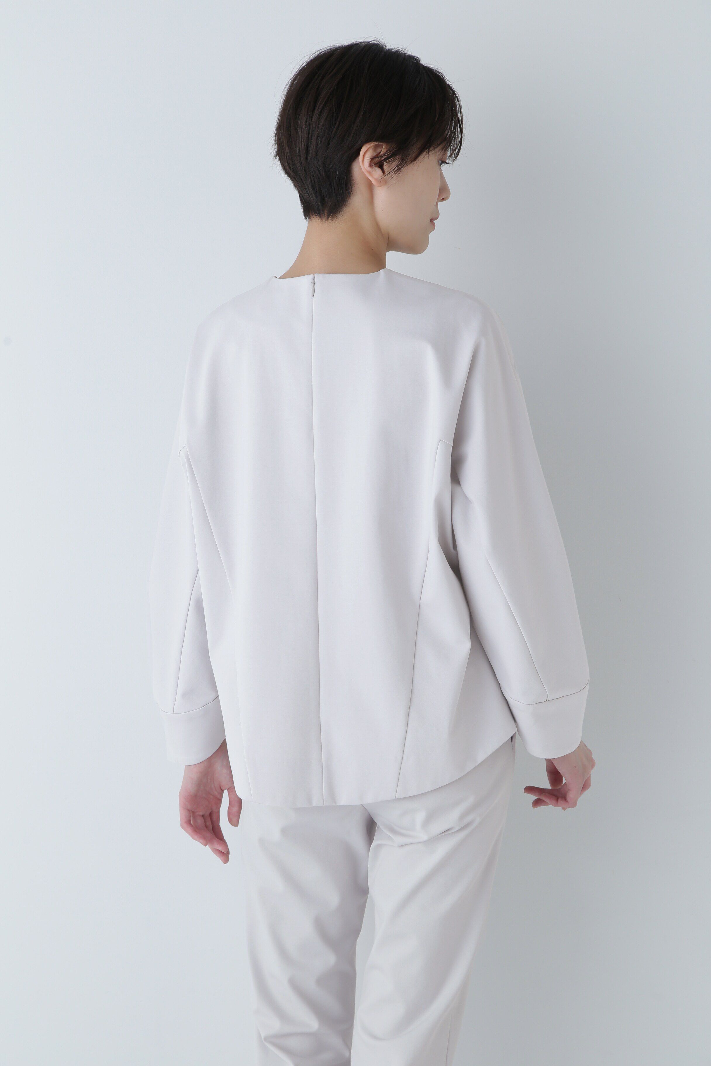  「ストレッチポンチブラウス」|シャツ・ブラウス|