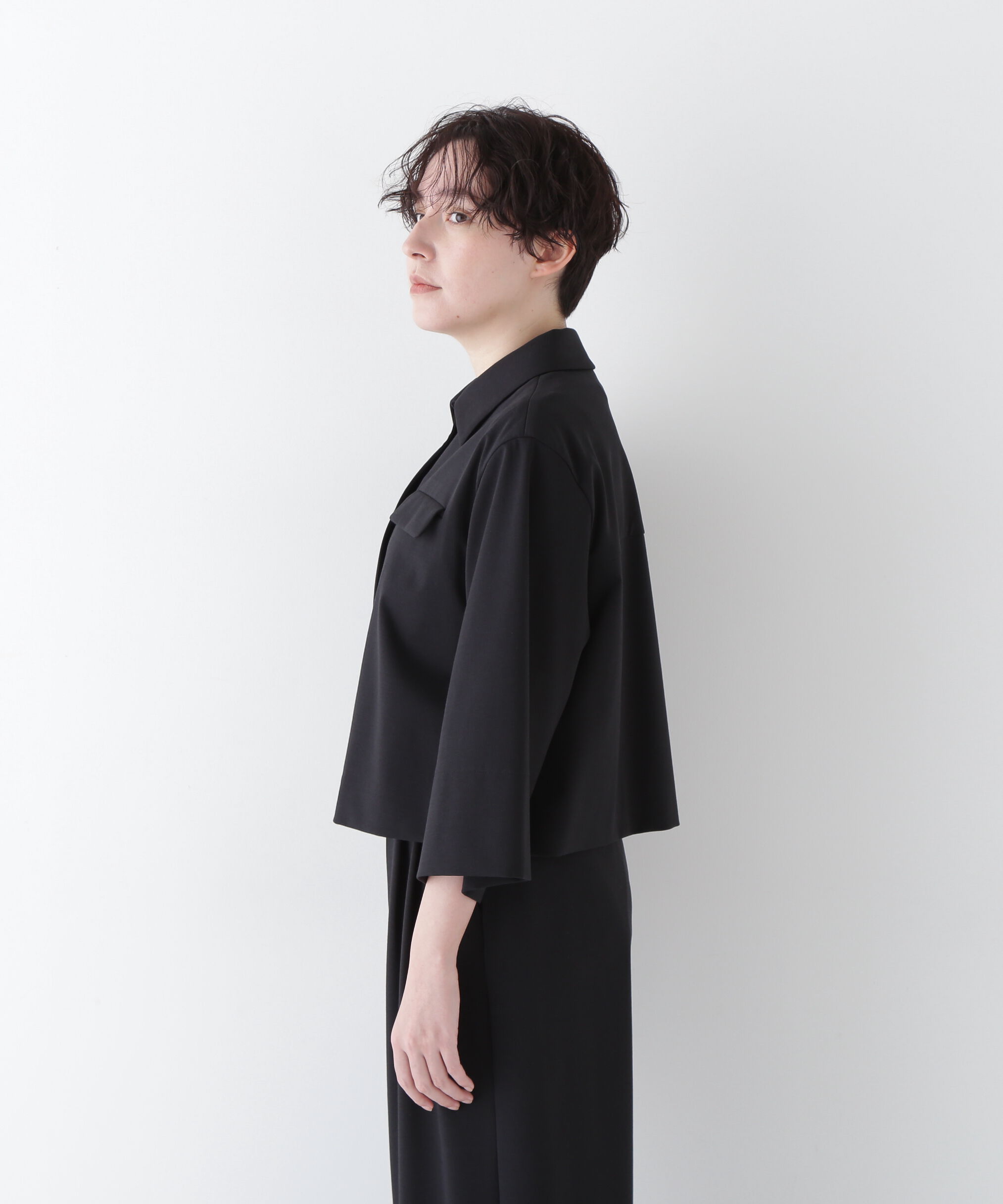  「◆コットンナイロンポンチSTブラウス」|シャツ・ブラウス|