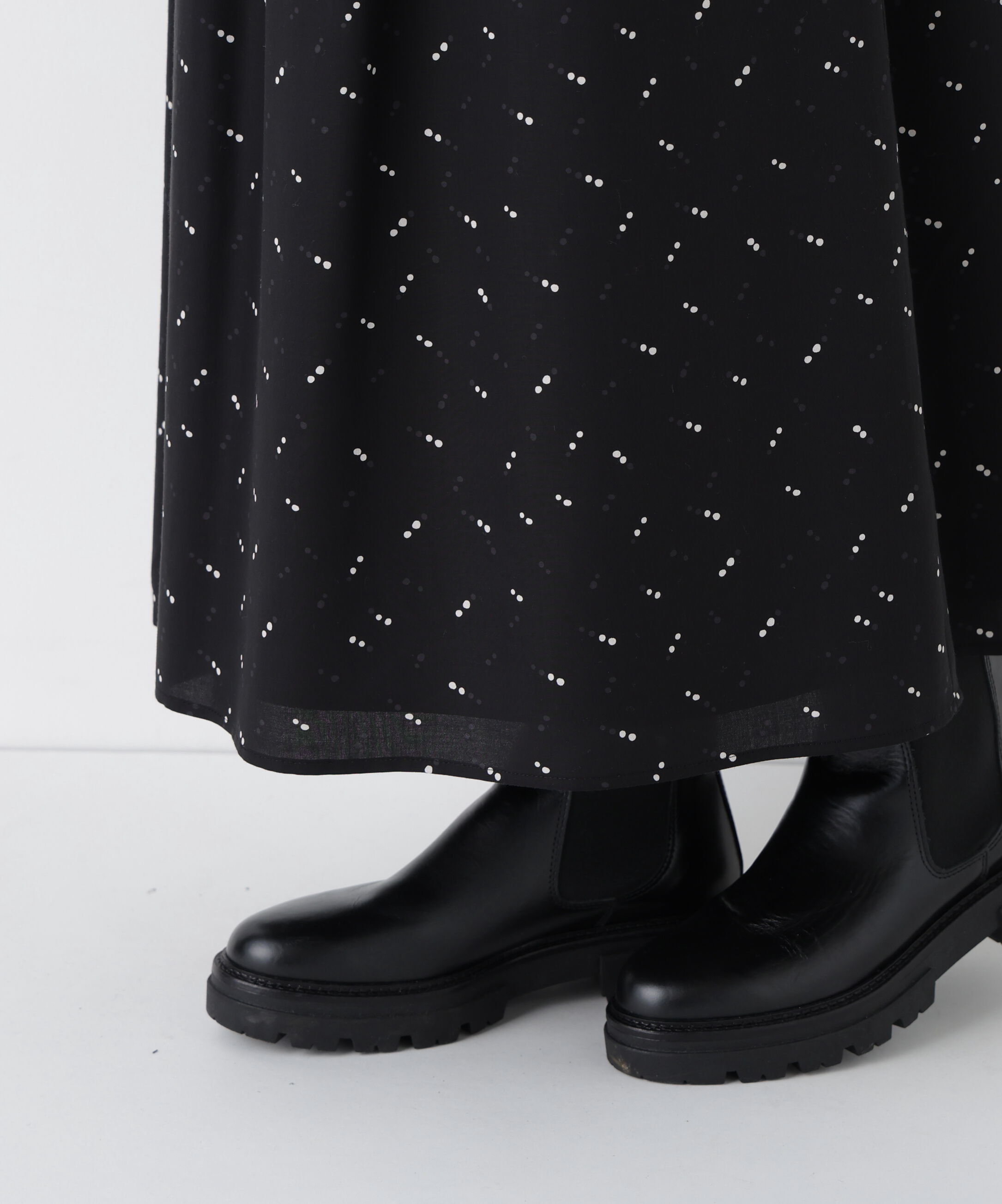  「◆変形ドットタックギャザーＳＫ」|スカート|