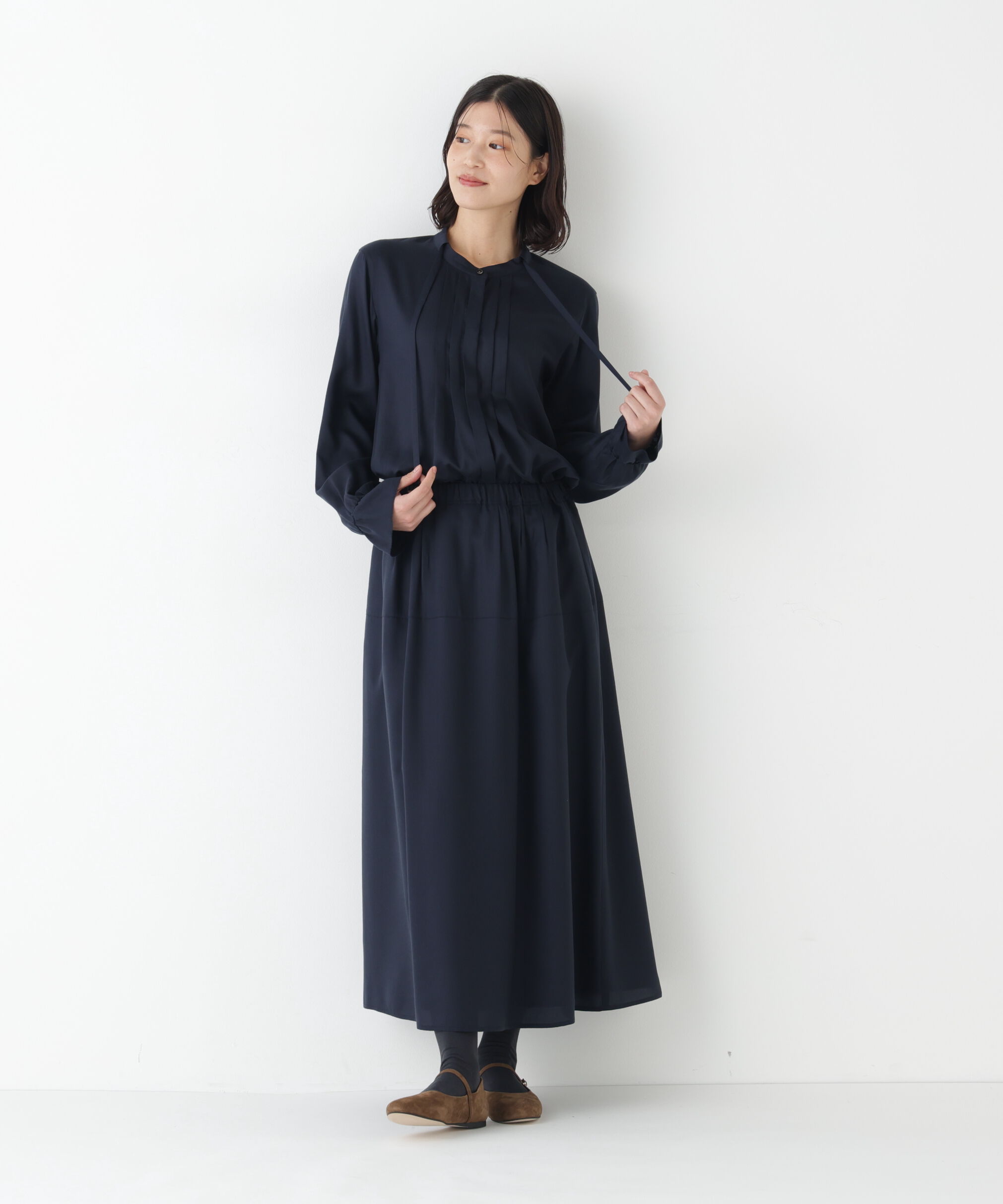  「◆変形ドットタックギャザーＳＫ」|スカート|