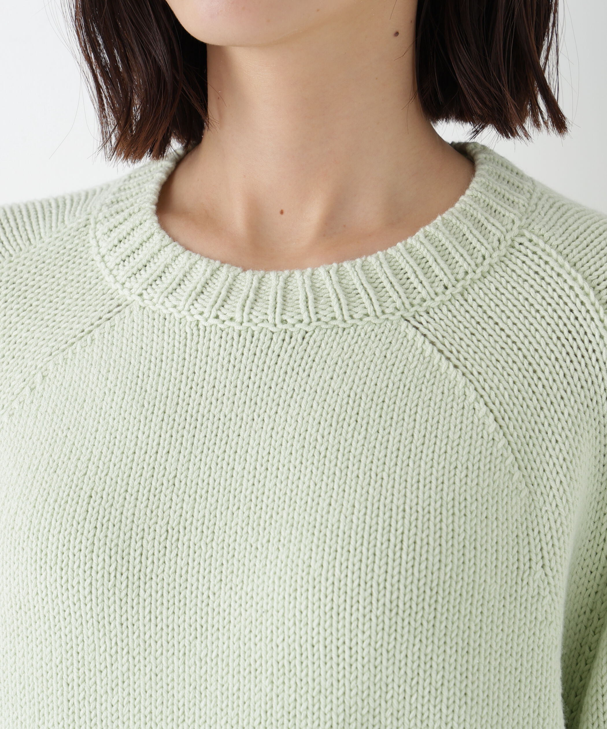  「◆コットンミックスローゲージニットプルオーバー」|ニット・セーター|