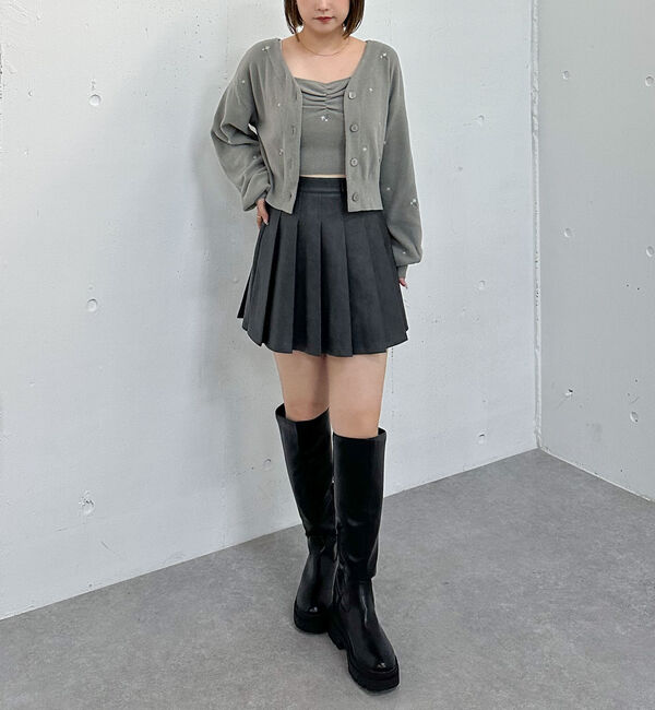 archives「フラワー刺繍ニットＣＤアンサンブル」|カーディガン|