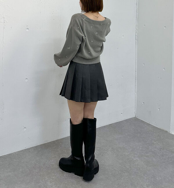 archives「フラワー刺繍ニットＣＤアンサンブル」|カーディガン|