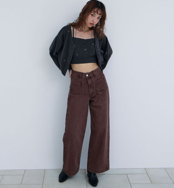 archives「フラワー刺繍ニットＣＤアンサンブル」|カーディガン|