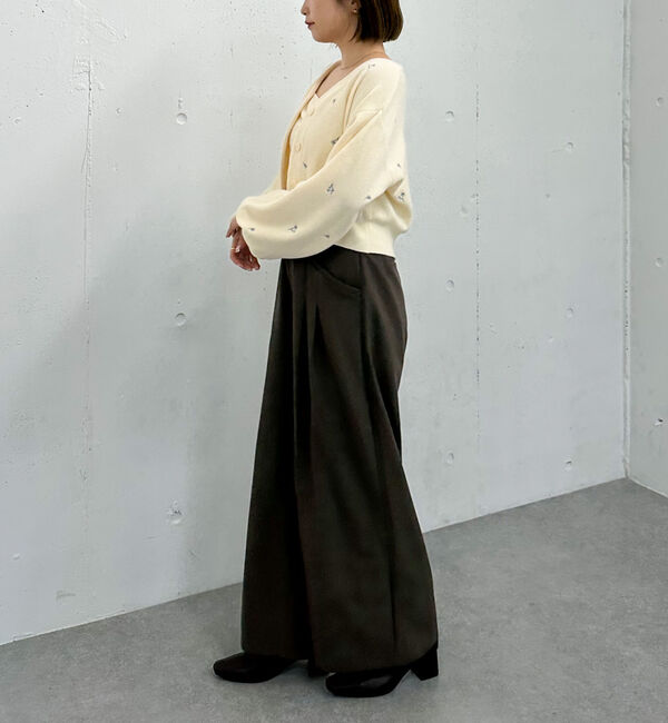 archives「フラワー刺繍ニットＣＤアンサンブル」|カーディガン|