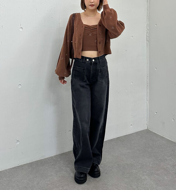 archives「フラワー刺繍ニットＣＤアンサンブル」|カーディガン|