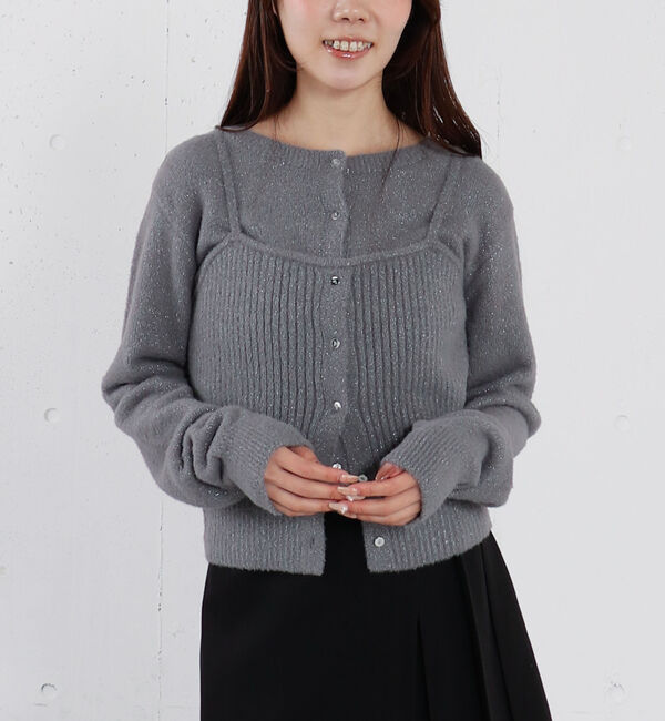 archives「ラメマシュマロニットアンサンブル」|カーディガン|