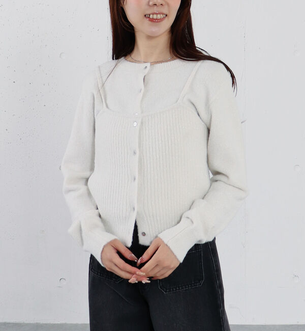 archives「ラメマシュマロニットアンサンブル」|カーディガン|
