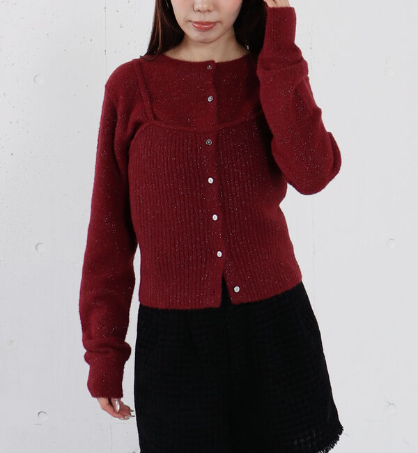 archives「ラメマシュマロニットアンサンブル」|カーディガン|