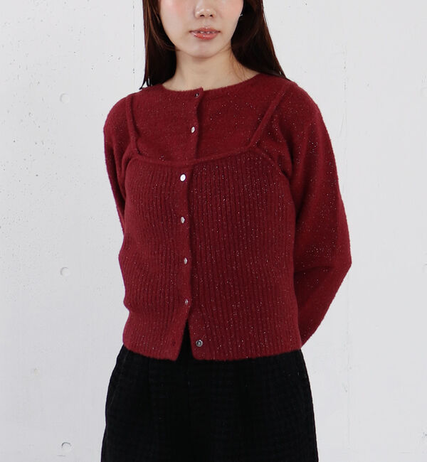 archives「ラメマシュマロニットアンサンブル」|カーディガン|