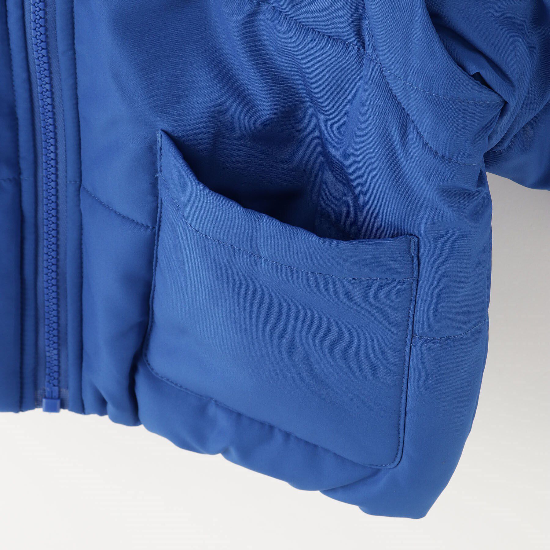 SHOO･LA･RUE「【110-140cm/撥水/男女兼用】お袖取り外し2WAY中綿ブルゾン」|ブルゾン・スタジャン|