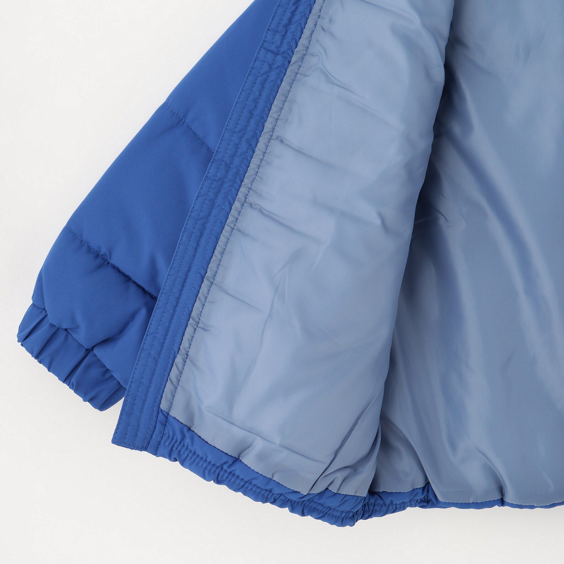 SHOO･LA･RUE「【110-140cm/撥水/男女兼用】お袖取り外し2WAY中綿ブルゾン」|ブルゾン・スタジャン|