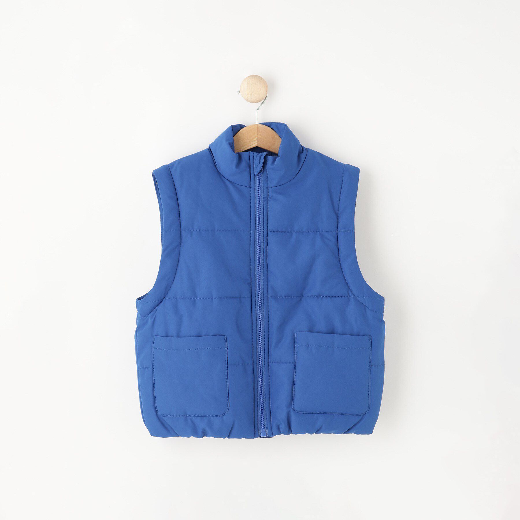 SHOO･LA･RUE「【110-140cm/撥水/男女兼用】お袖取り外し2WAY中綿ブルゾン」|ブルゾン・スタジャン|