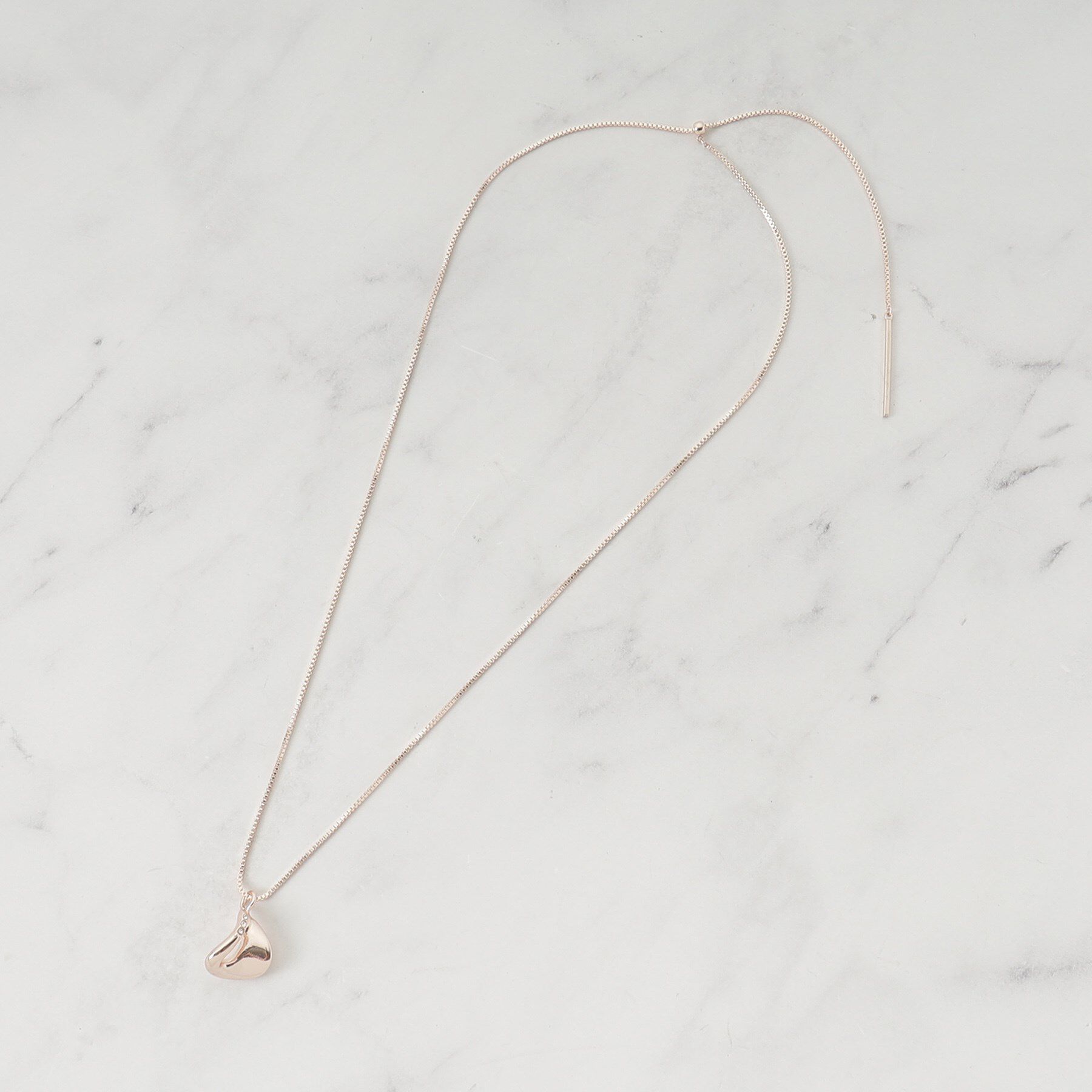 SHOO･LA･RUE「【2WAY】変形ドロップメタルネックレス」|ネックレス|