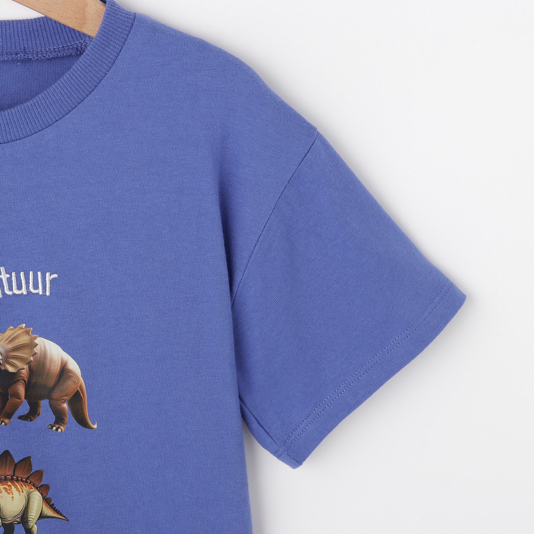 SHOO･LA･RUE「【100-150cm】刺繍ロゴ転写プリントBOYSTシャツ」|Tシャツ・カットソー|