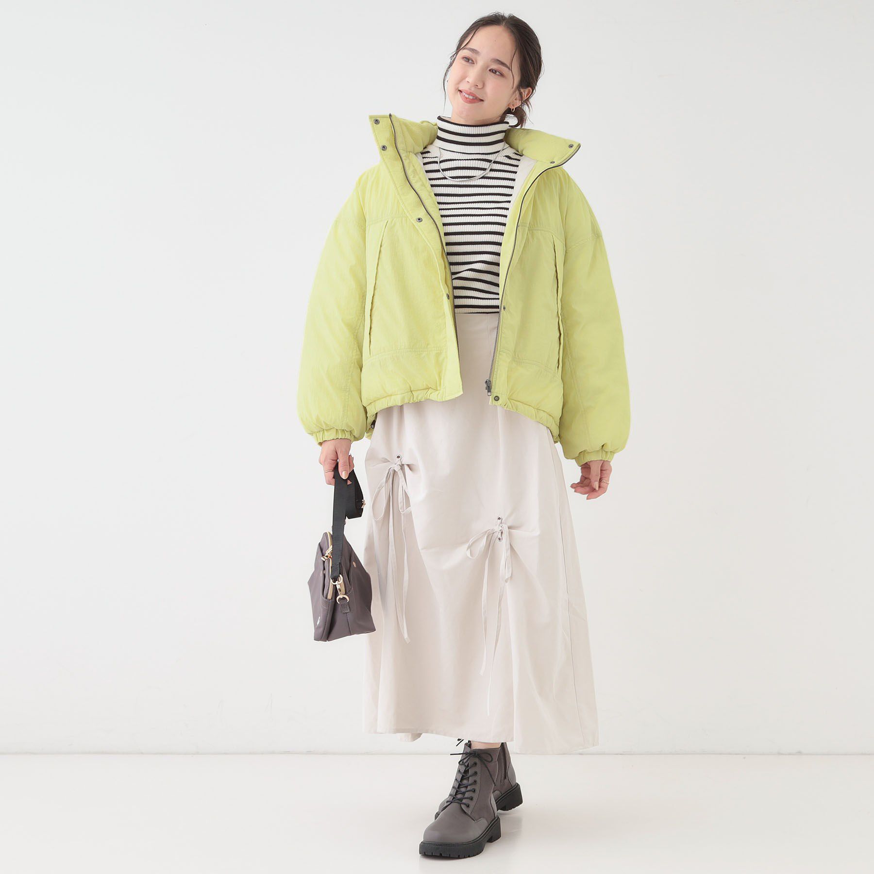 SHOO･LA･RUE「【撥水/あったか】たっぷり着られる 中綿モンスターショートコート」|ダウン|