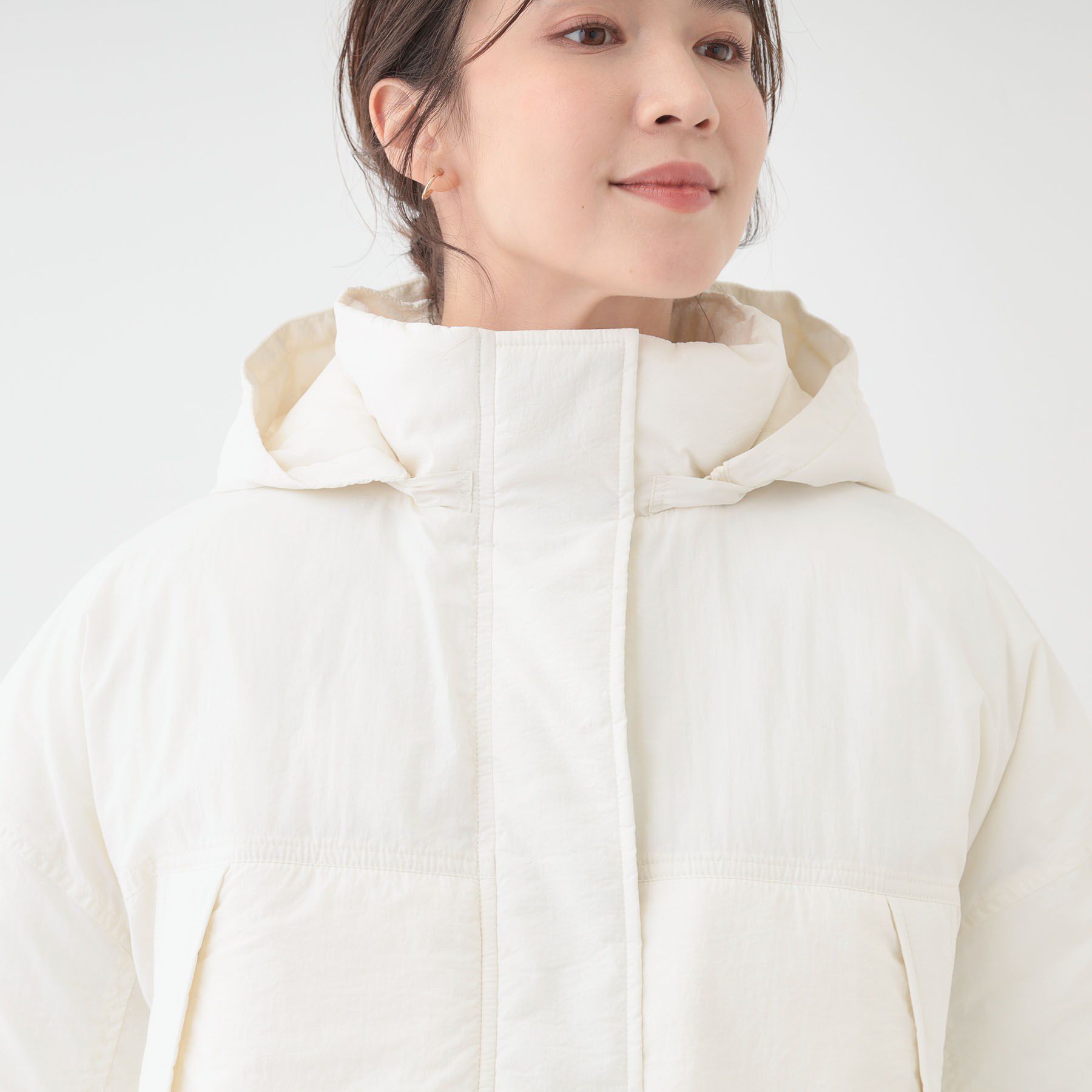 SHOO･LA･RUE「【撥水/あったか】たっぷり着られる 中綿モンスターショートコート」|ダウン|