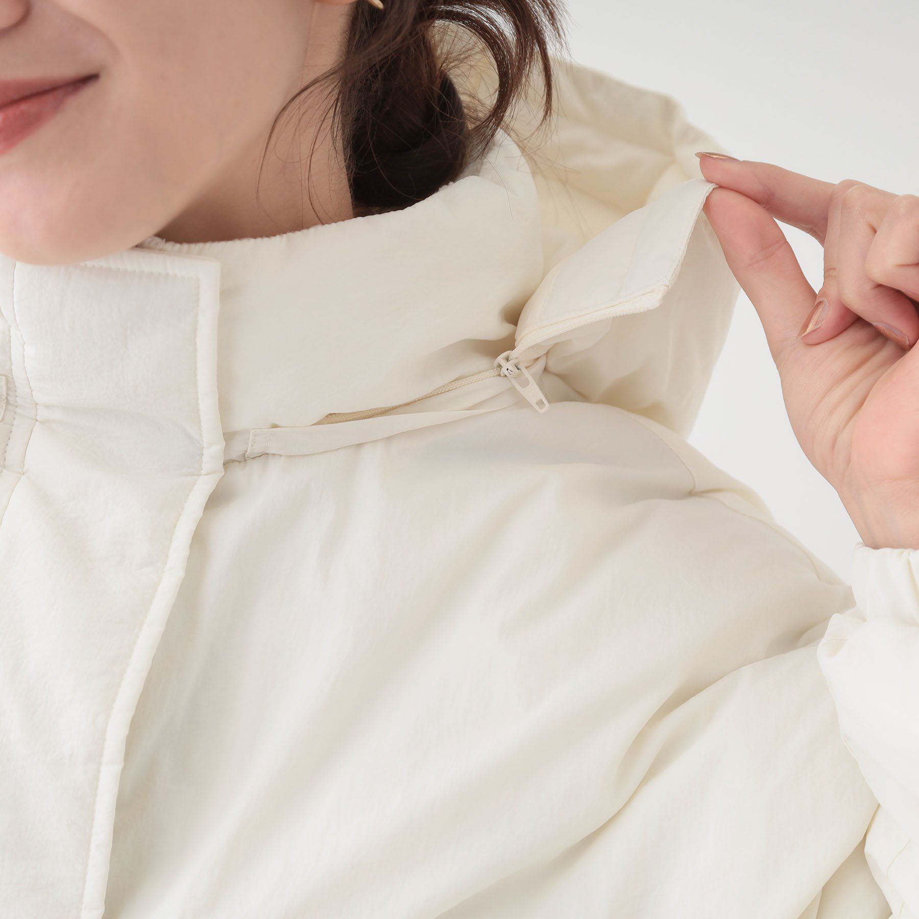 SHOO･LA･RUE「【撥水/あったか】たっぷり着られる 中綿モンスターショートコート」|ダウン|