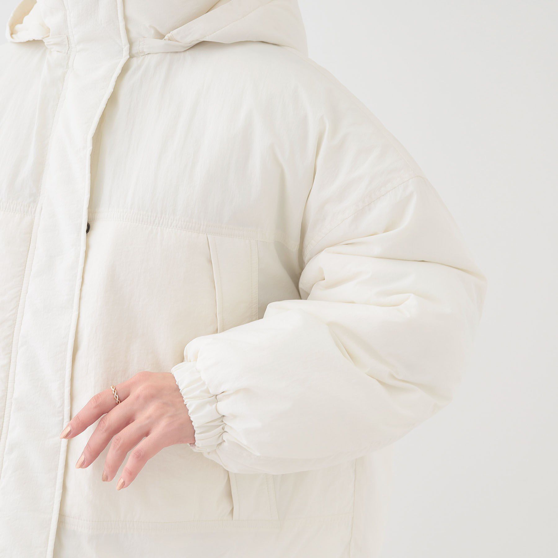 SHOO･LA･RUE「【撥水/あったか】たっぷり着られる 中綿モンスターショートコート」|ダウン|