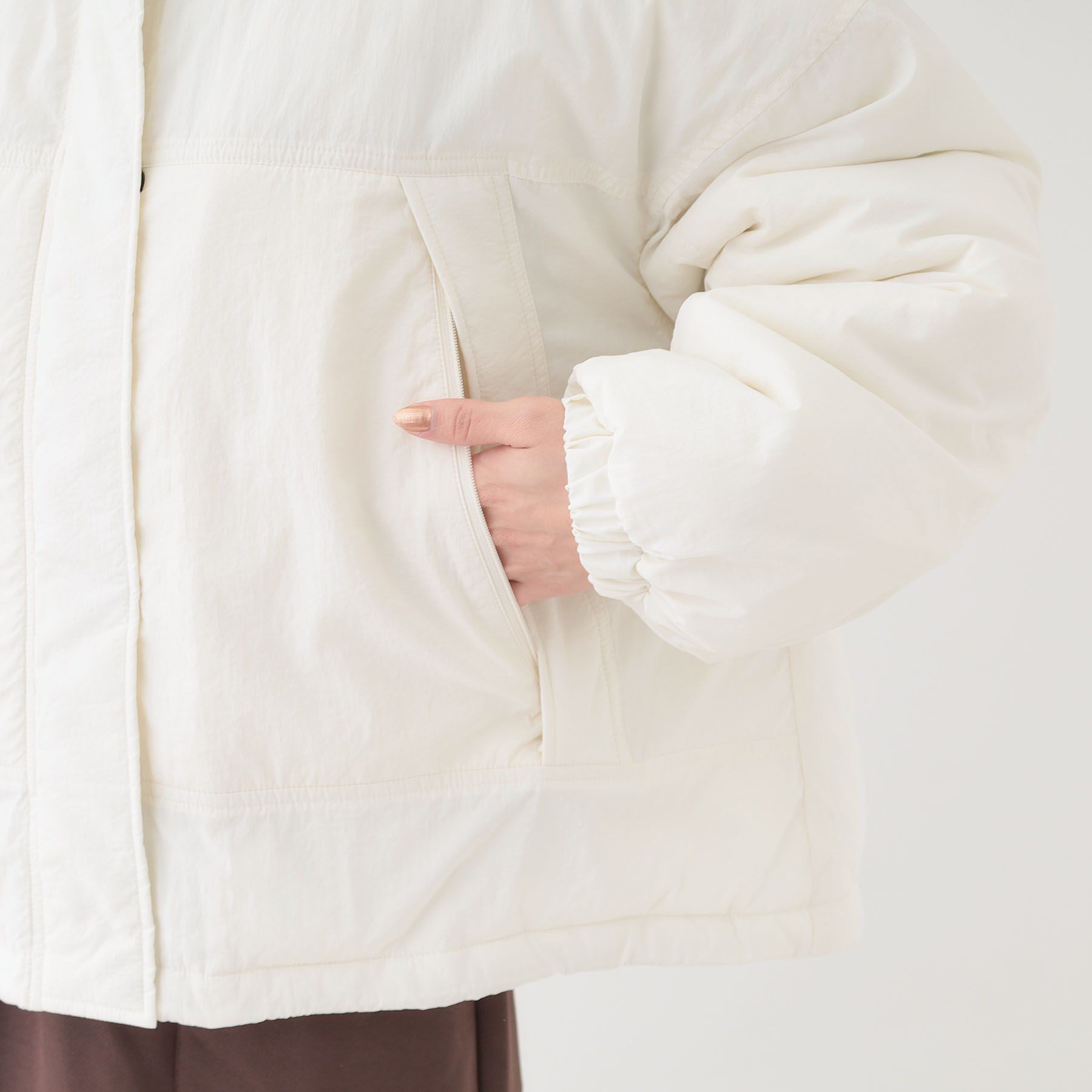 SHOO･LA･RUE「【撥水/あったか】たっぷり着られる 中綿モンスターショートコート」|ダウン|