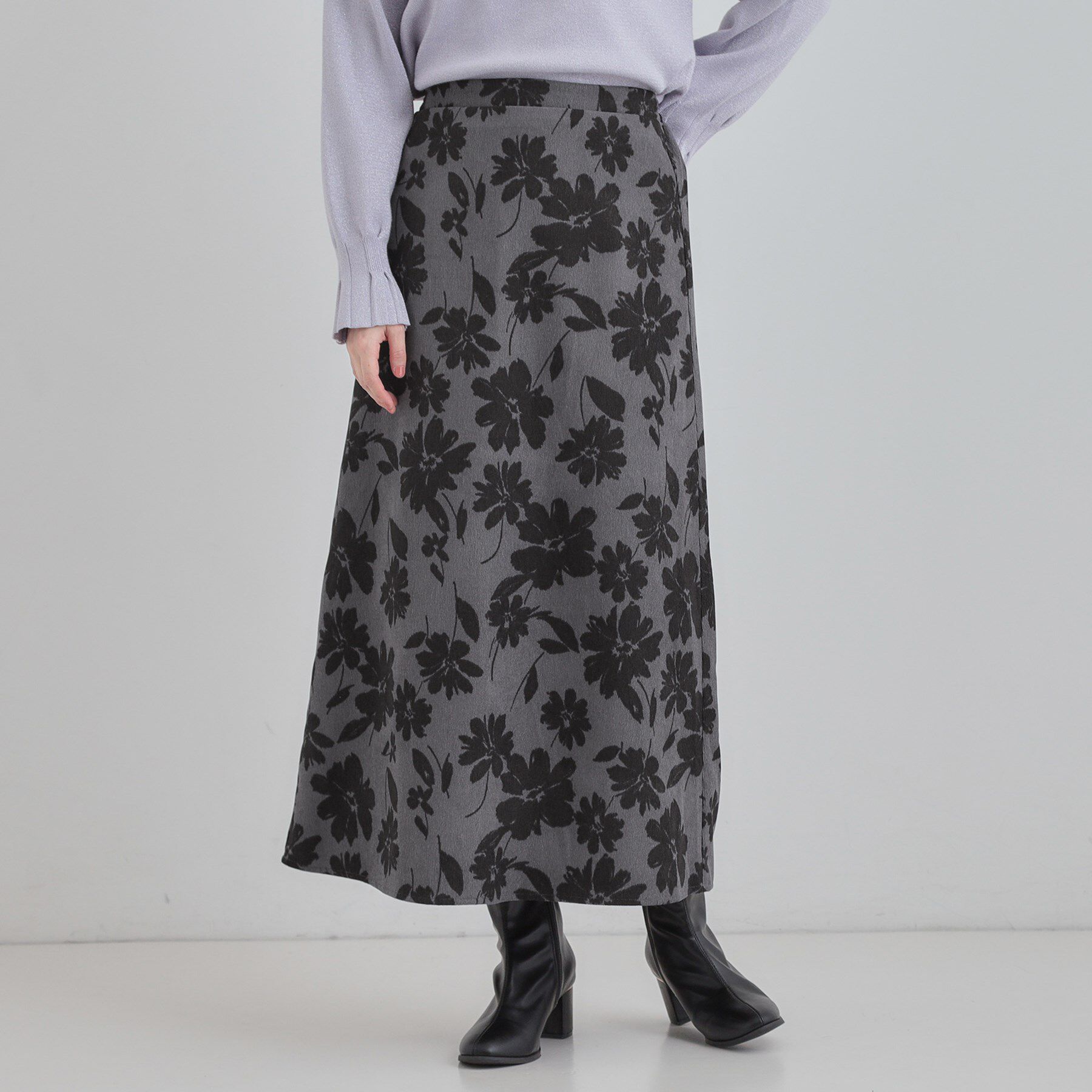 SHOO･LA･RUE「花柄スカート」|スカート|