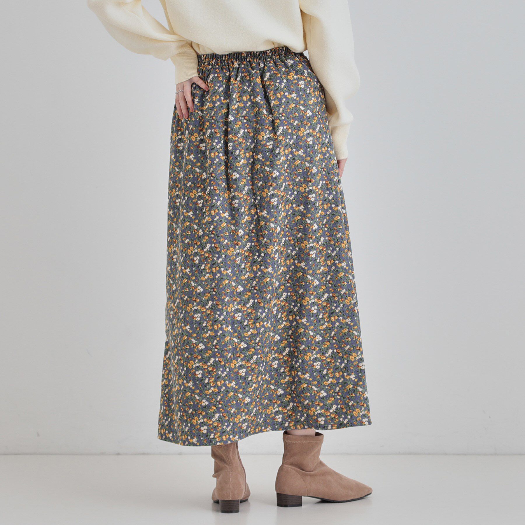 SHOO･LA･RUE「花柄スカート」|スカート|