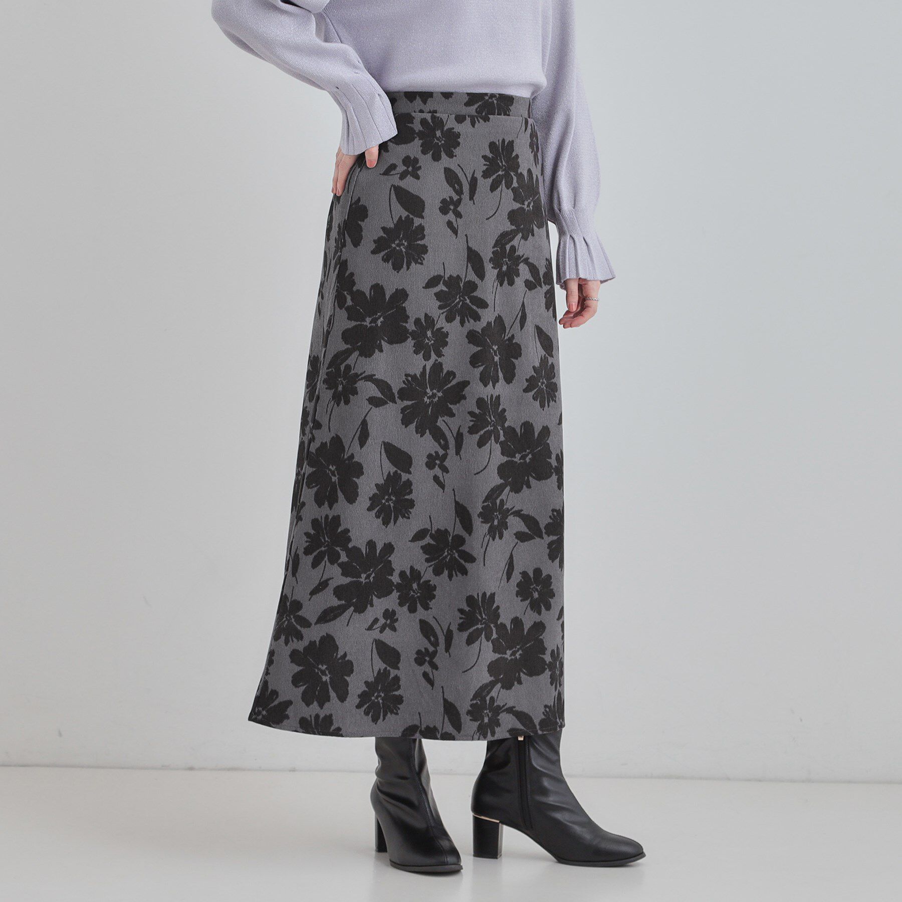 SHOO･LA･RUE「花柄スカート」|スカート|