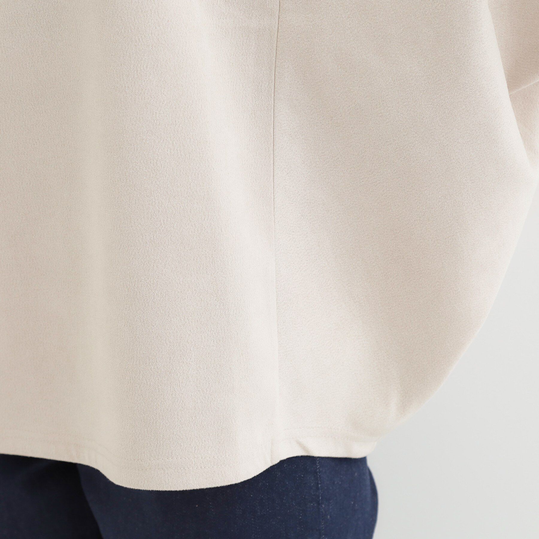 SHOO･LA･RUE「【2点セット】ポンチョ風スウェードトップス&times;ロンT」|その他|