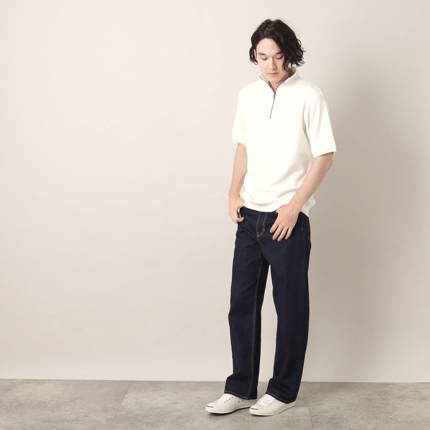 Dessin「ハーフジップカットソー」|Tシャツ・カットソー|