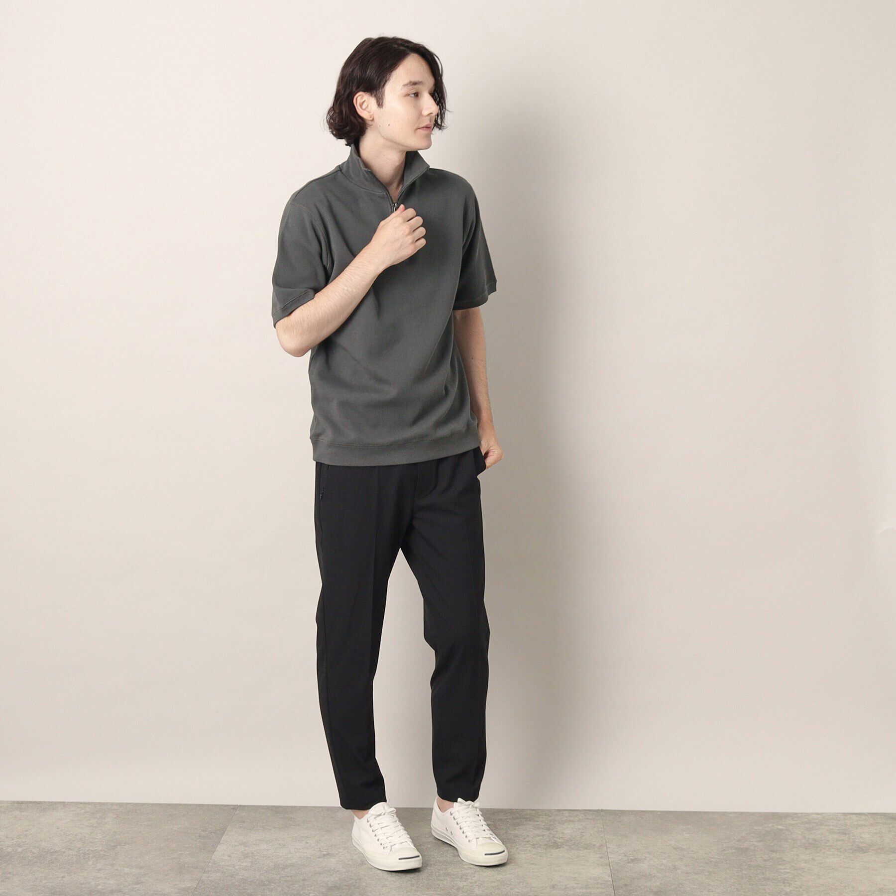 Dessin「ハーフジップカットソー」|Tシャツ・カットソー|