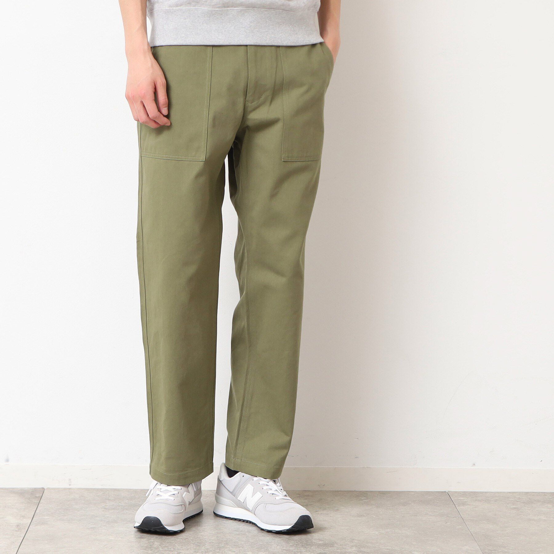 Dessin「【洗える】ベイカーパンツ」|その他|カーキ(027)