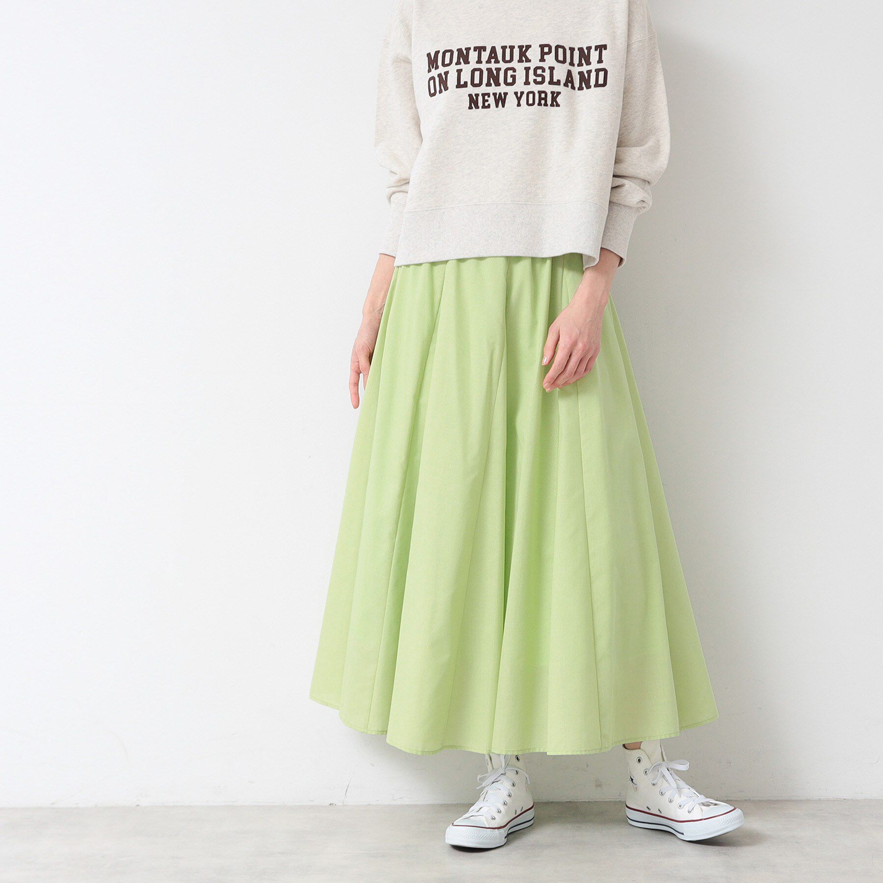 Dessin「【5色展開・ウエストゴム・洗える】エアリーフレアスカート（XS～L）」|スカート|