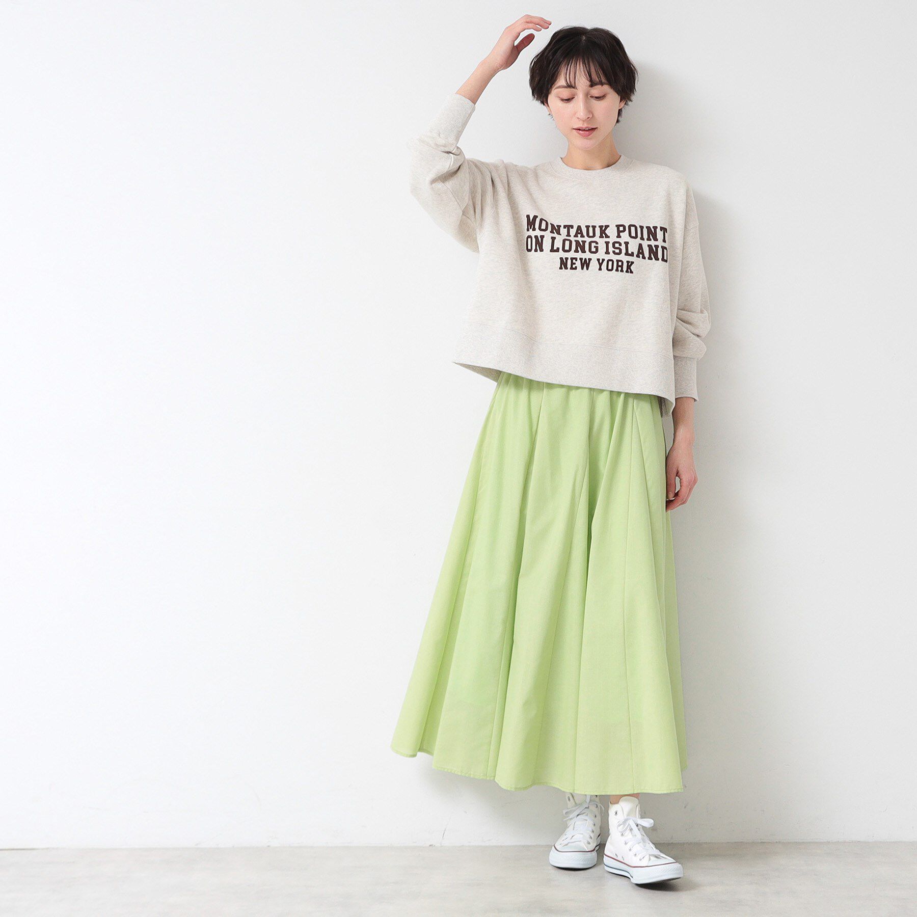 Dessin「【5色展開・ウエストゴム・洗える】エアリーフレアスカート（XS～L）」|スカート|