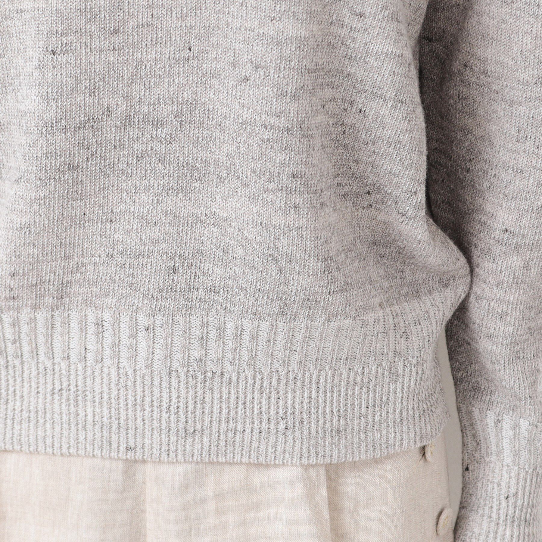 Dessin「【ユニセックス】コットンリネン杢ニット」|ニット・セーター|