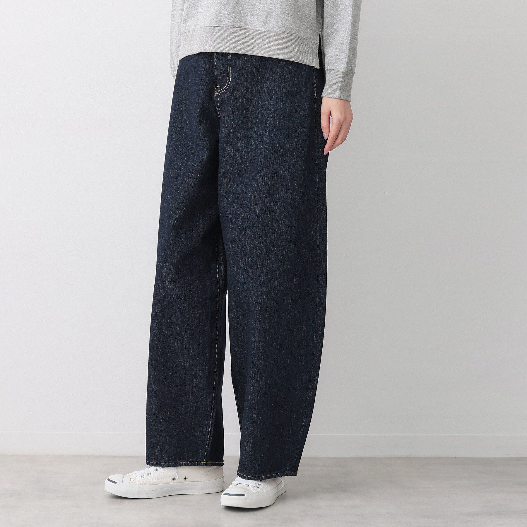 Dessin「【洗える】ワイドカーブシルエット12OZデニム」|その他|