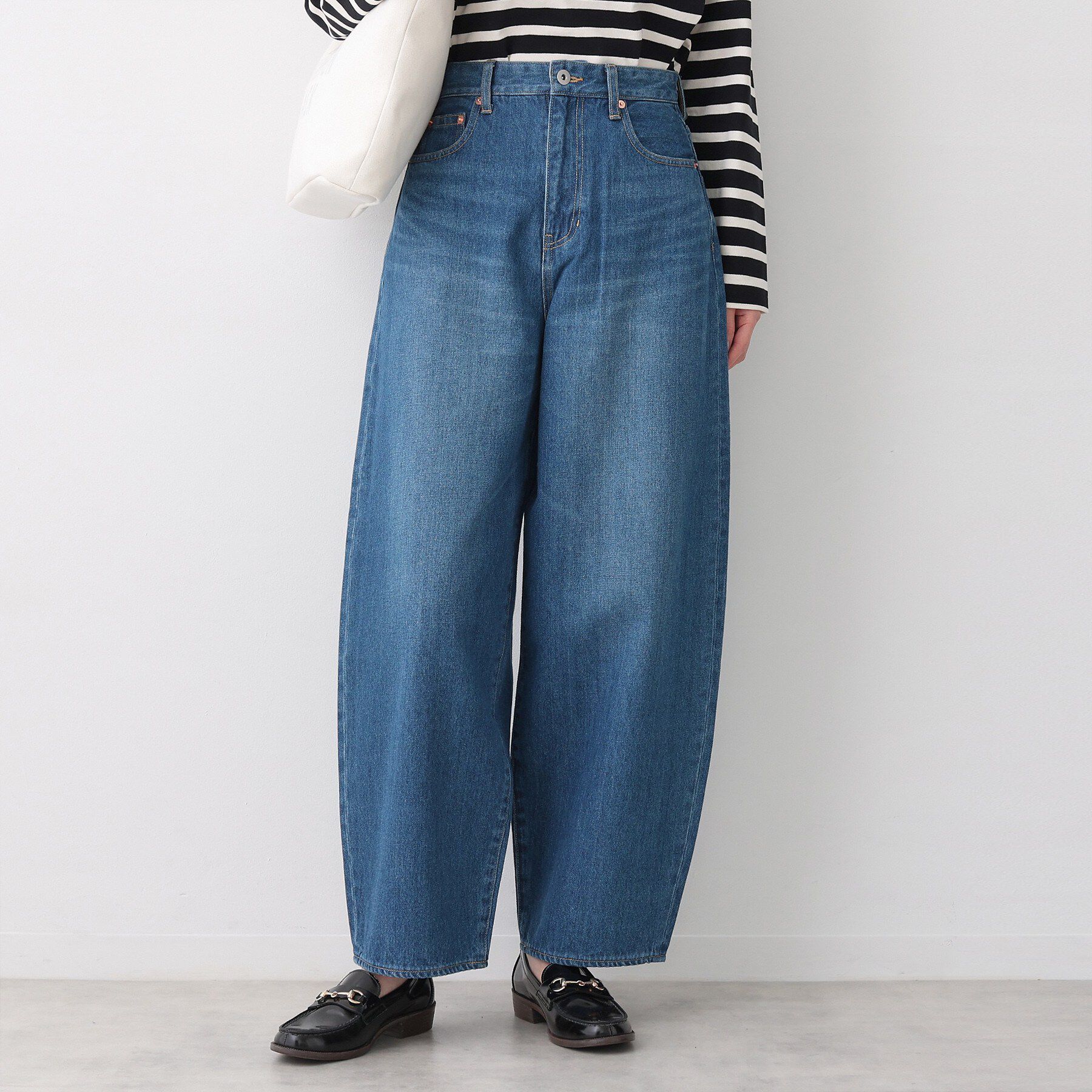 Dessin「【洗える】ワイドカーブシルエット12OZデニム」|その他|