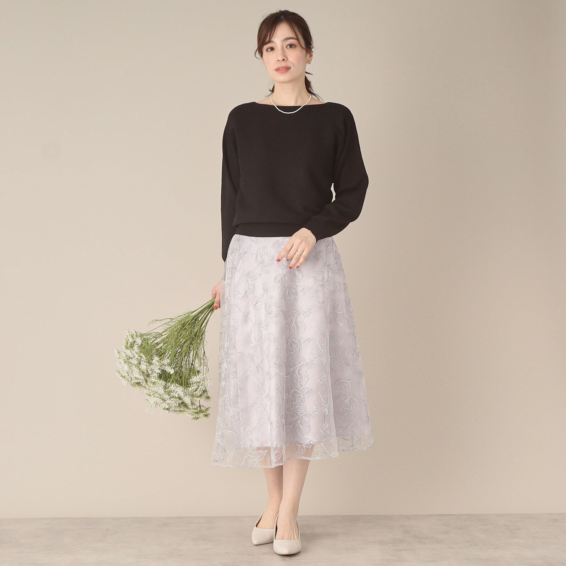 ITS&rsquo;DEMO「【アンチピリング／洗濯機OK】リブドルマンニット」|ニット・セーター|