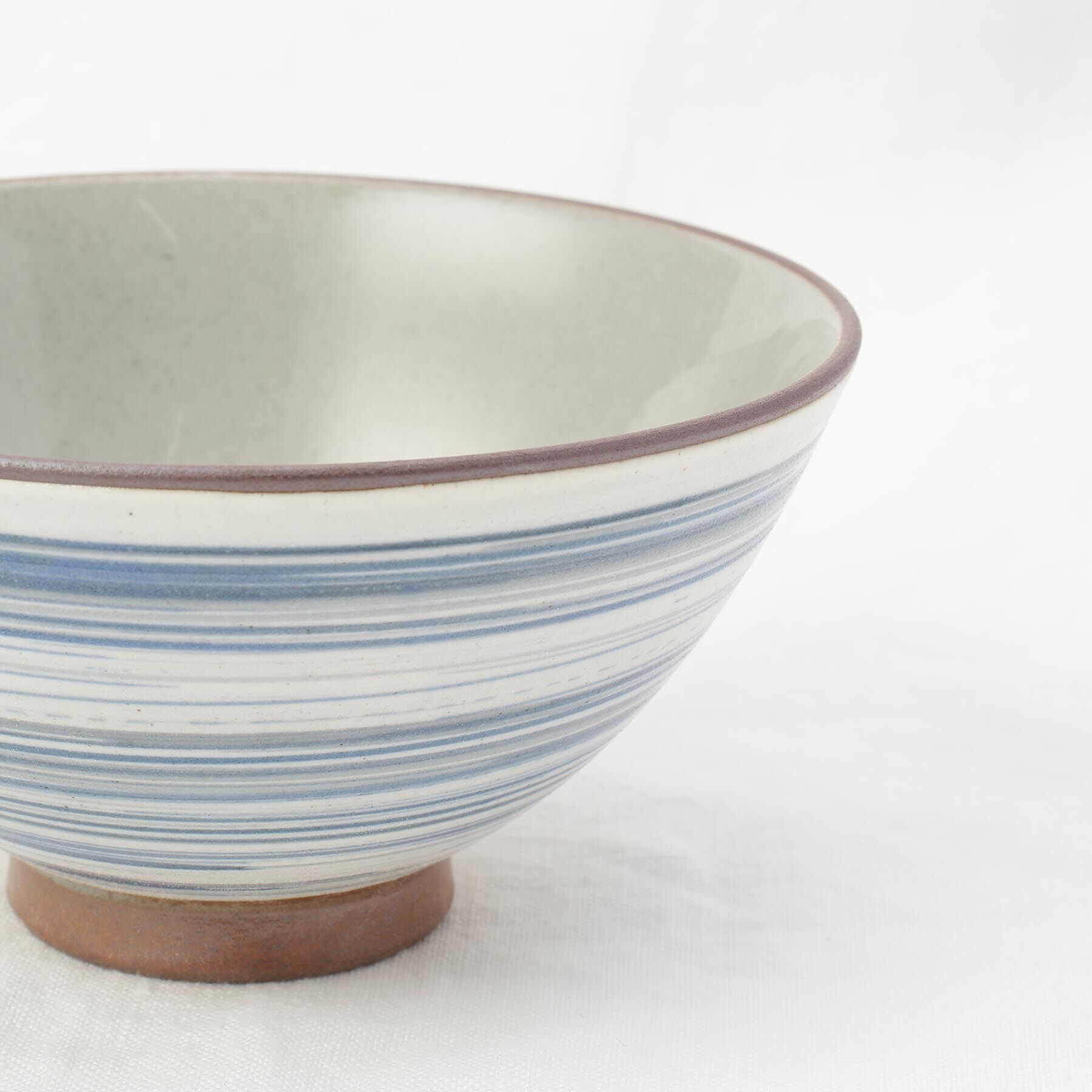 212 KITCHEN STORE「波佐見 粉引かすり茶碗 大 BL」|食器・キッチングッズ|