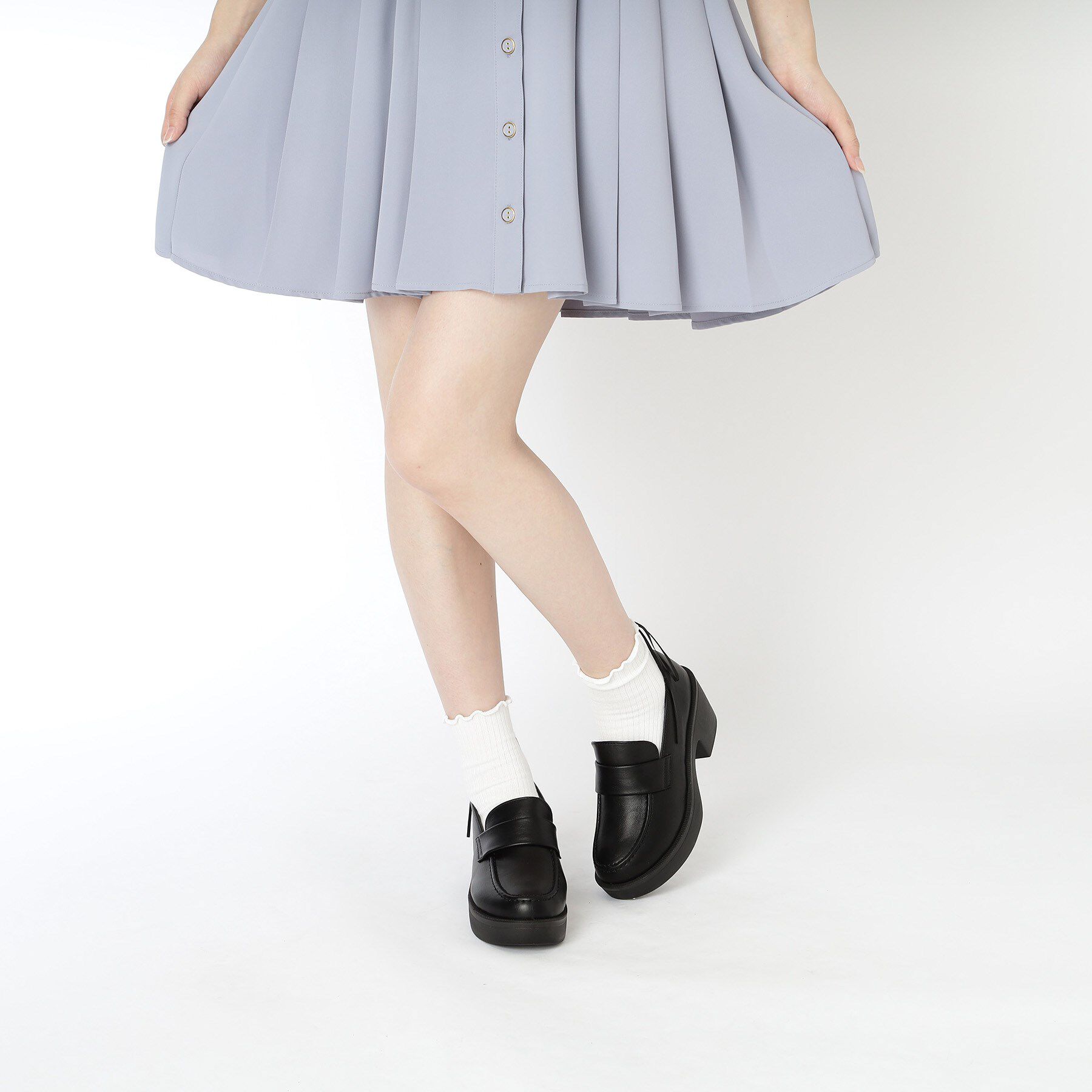 csT&P「2WAYガーリーリボンボリュームローファー」|パンプス|