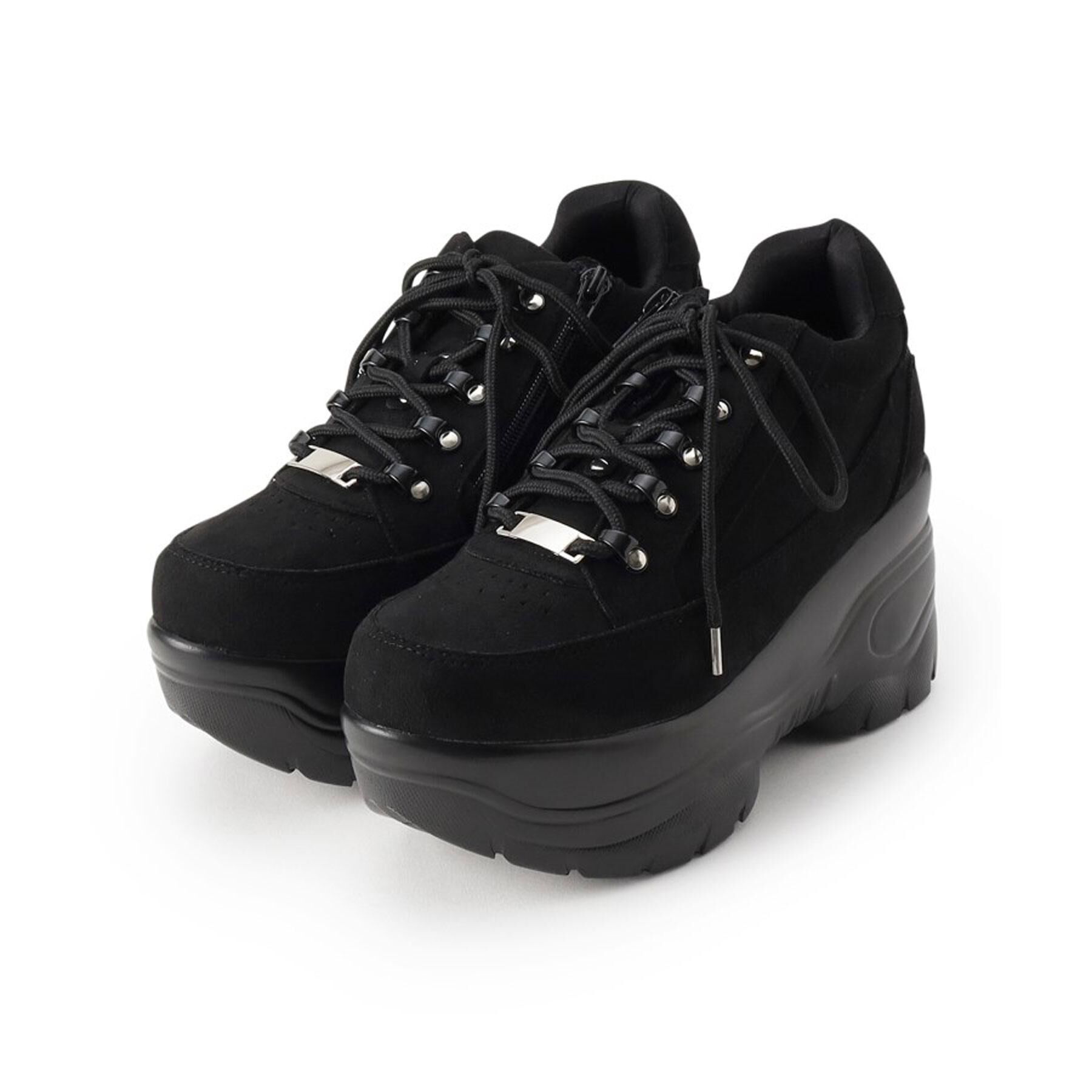 csT&P「＼脱ぎ履きしやすい／ファスナー付厚底スニーカー」|スニーカー|