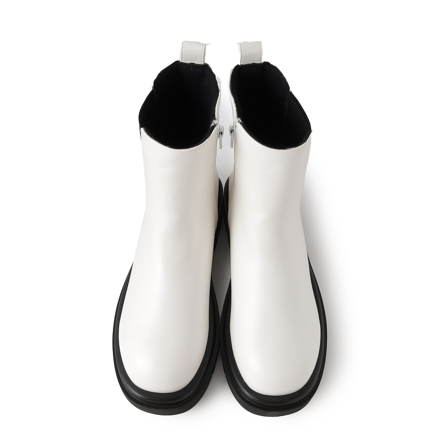 ESPERANZA「トラックソールサイドゴアショートブーツ【ESPERANZA_blanca】」|ショートブーツ|