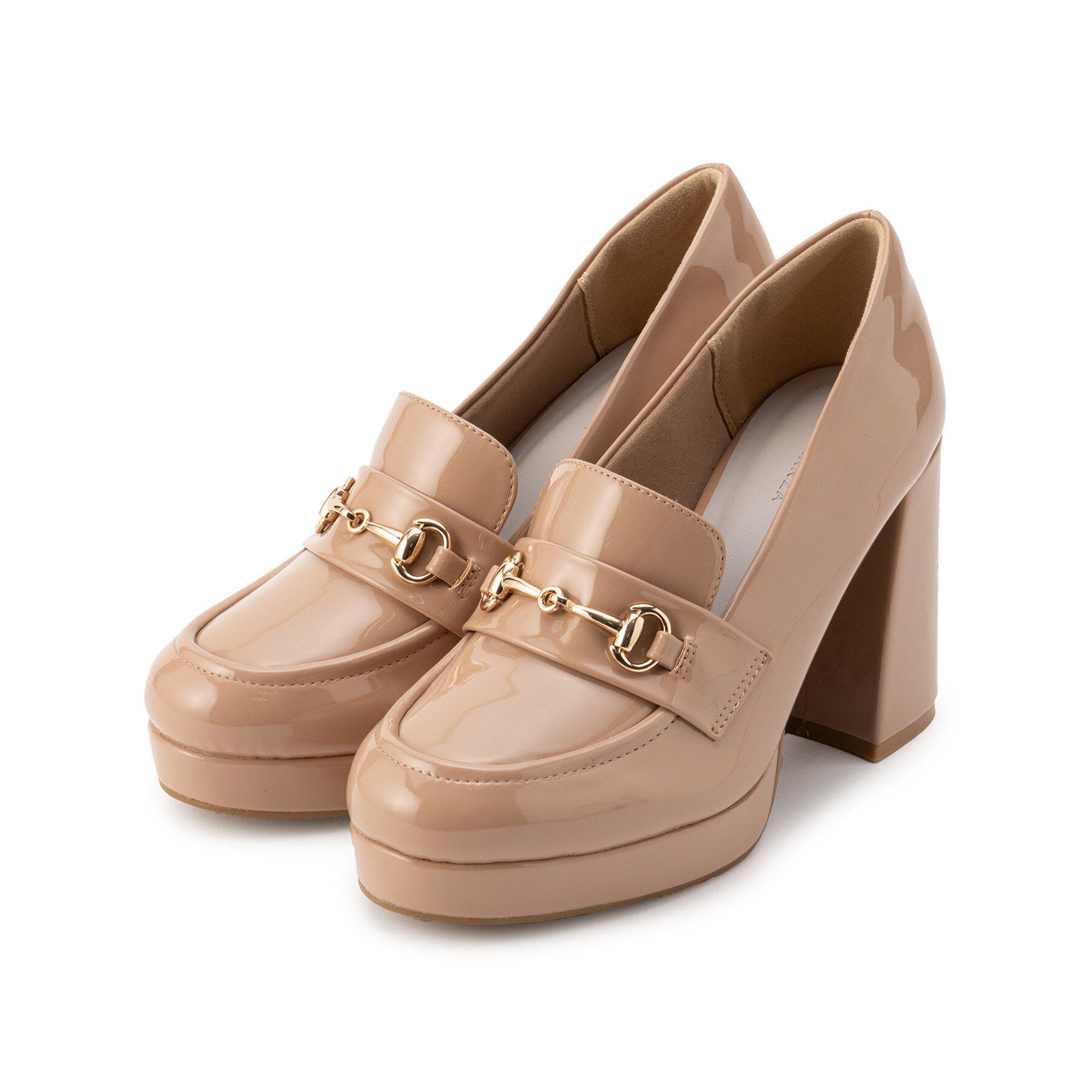 ESPERANZA「厚底ヒールアップローファー 24SS」|パンプス|ﾌﾞﾗｳﾝ(245)