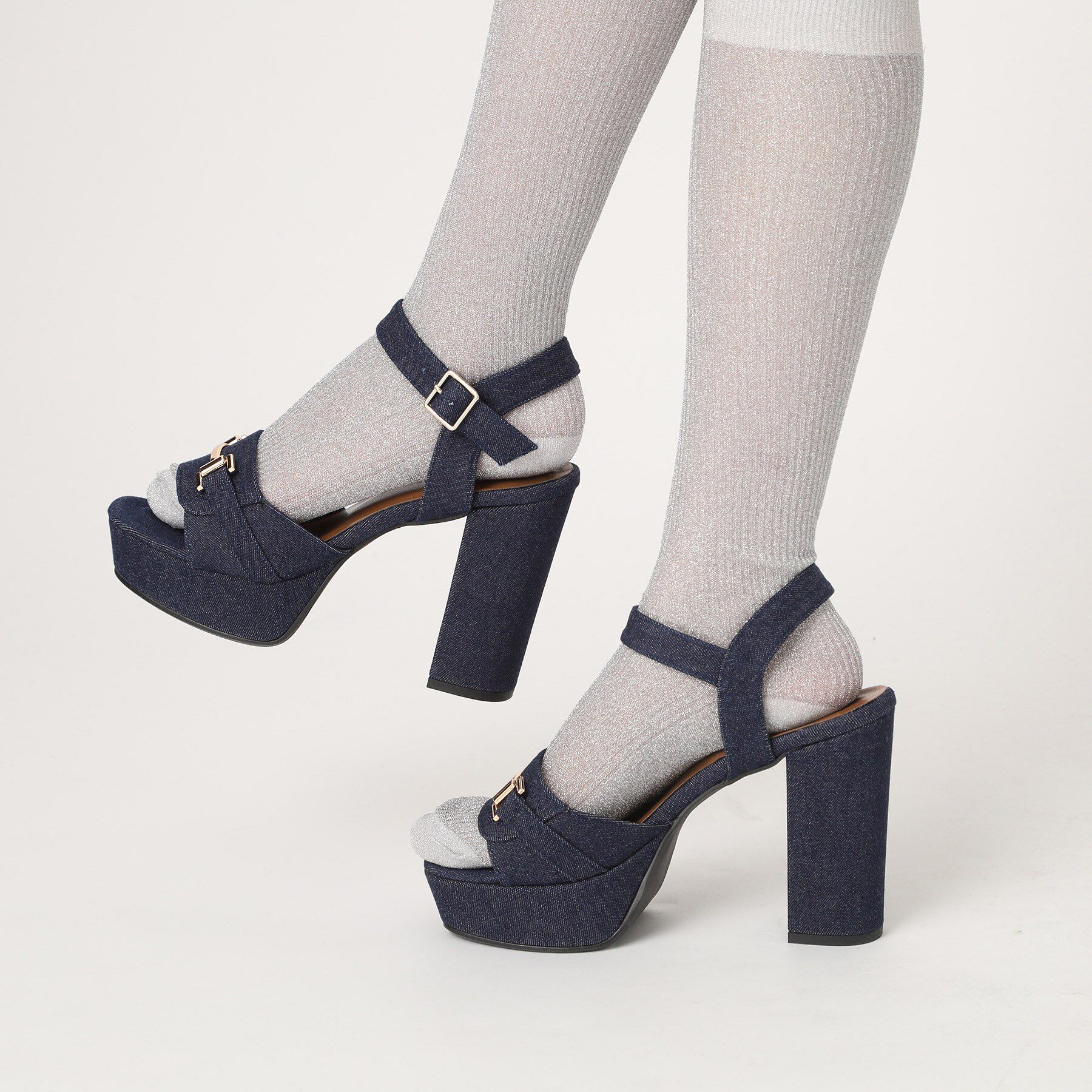 ESPERANZA「アッパービット厚底ヒールサンダル」|サンダル|