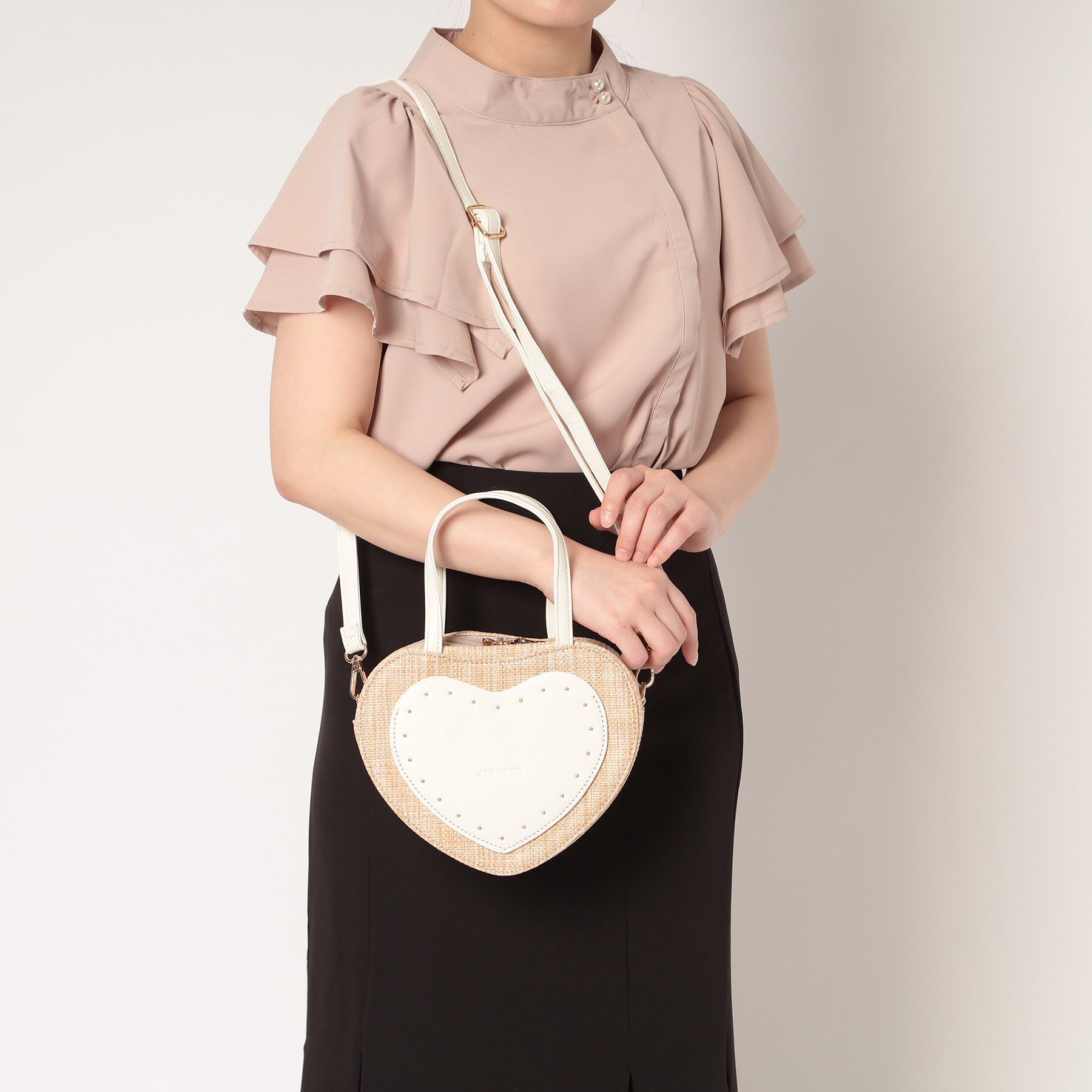 Ober Tashe「ハート型2WAYバッグ」|ショルダー・メッセンジャー|