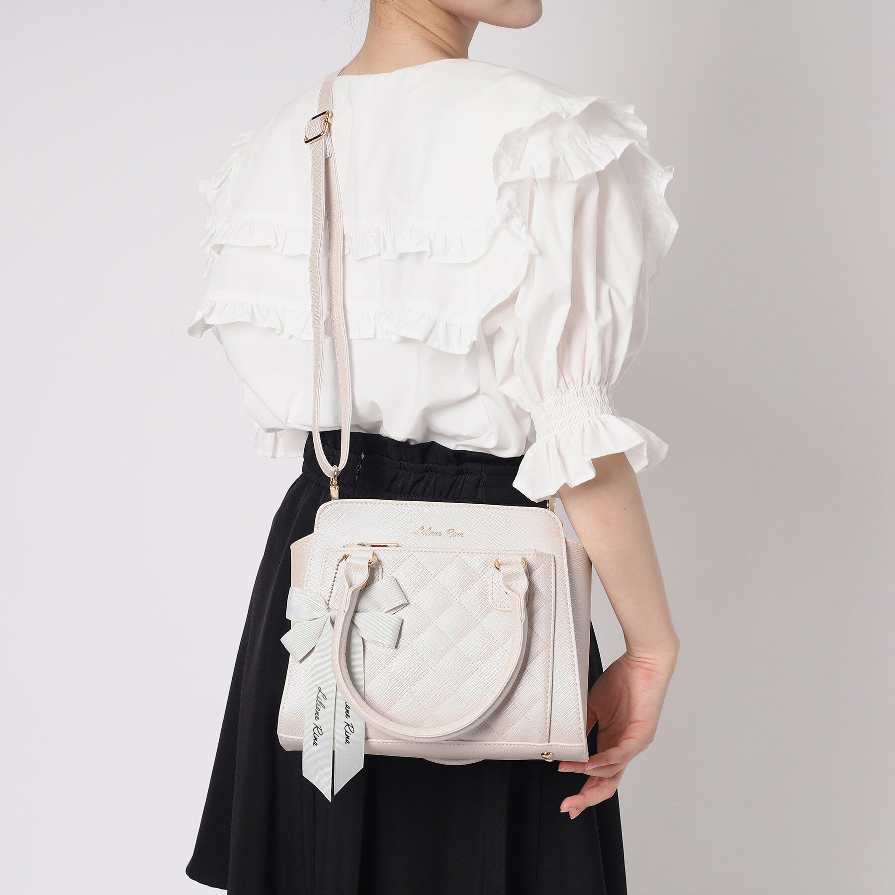 Ober Tashe「キルティングポケット2WAYボストン」|ボストンバッグ|