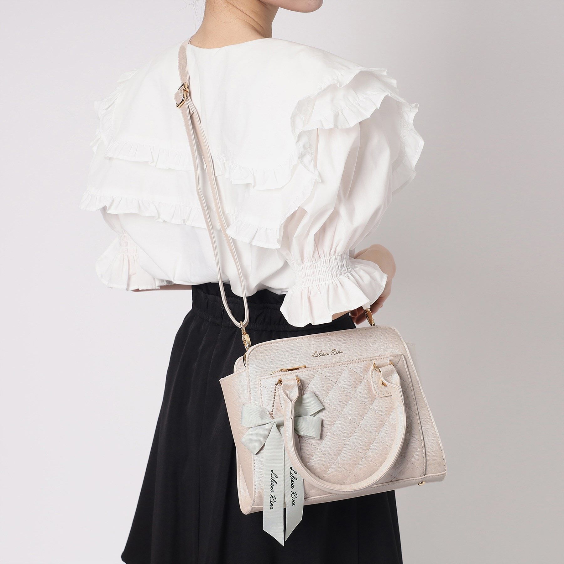 Ober Tashe「キルティングポケット2WAYボストン」|ボストンバッグ|