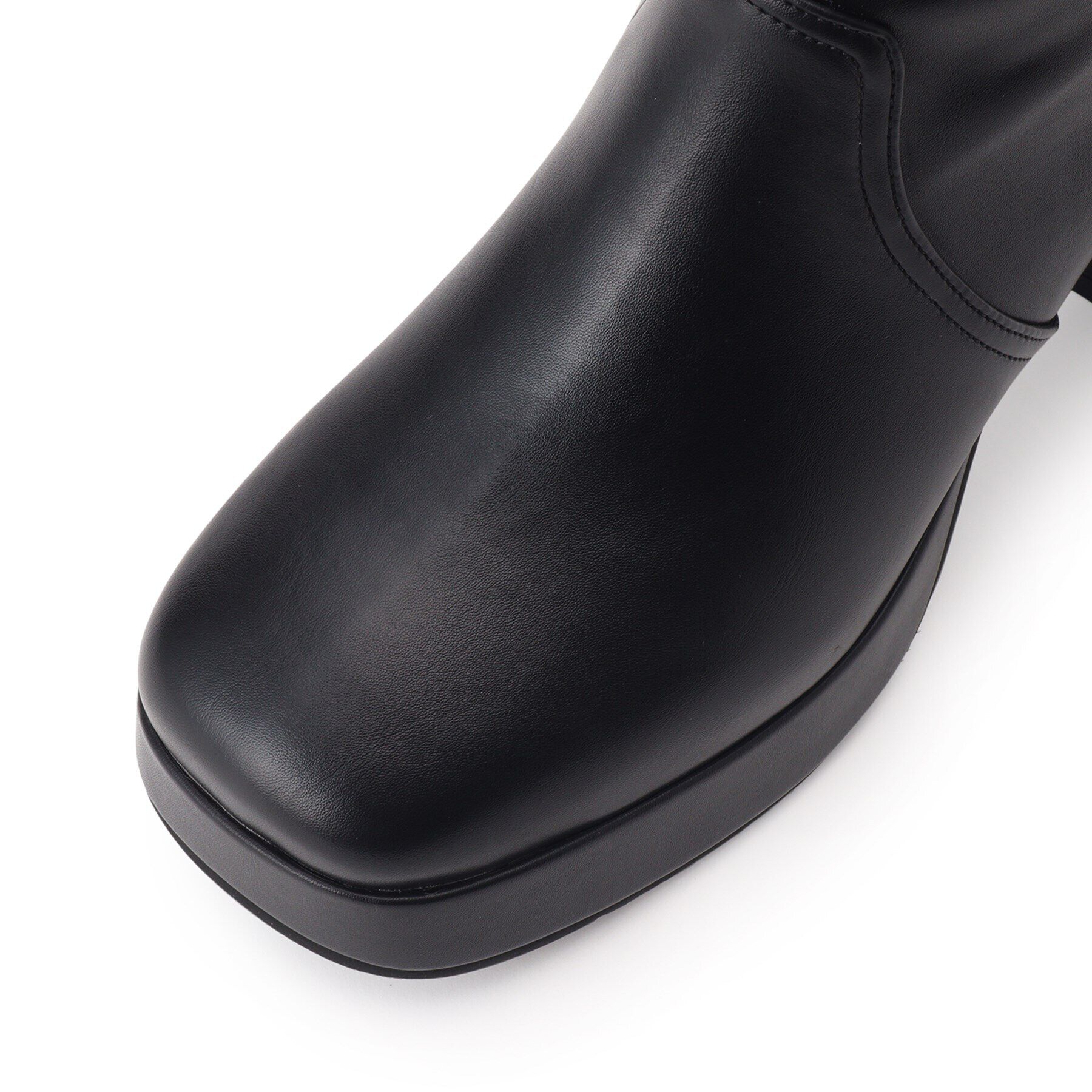 ESPERANZA「スクエアトゥ厚底ロングブーツ」|ショートブーツ|