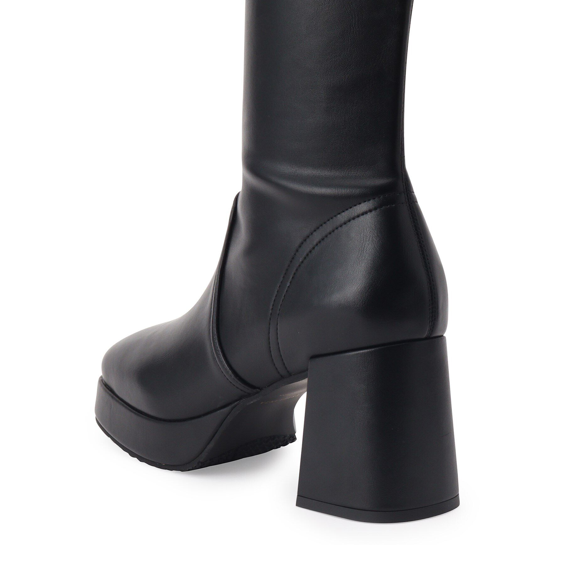 ESPERANZA「スクエアトゥ厚底ロングブーツ」|ショートブーツ|