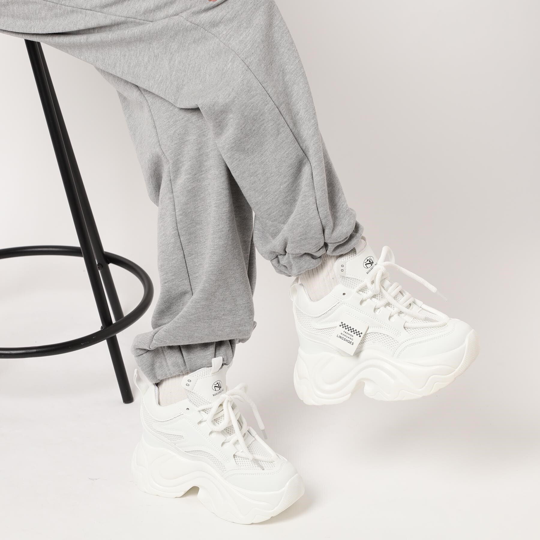 csT&P「厚底ワンポイントインヒールデザインスニーカー」|スニーカー|